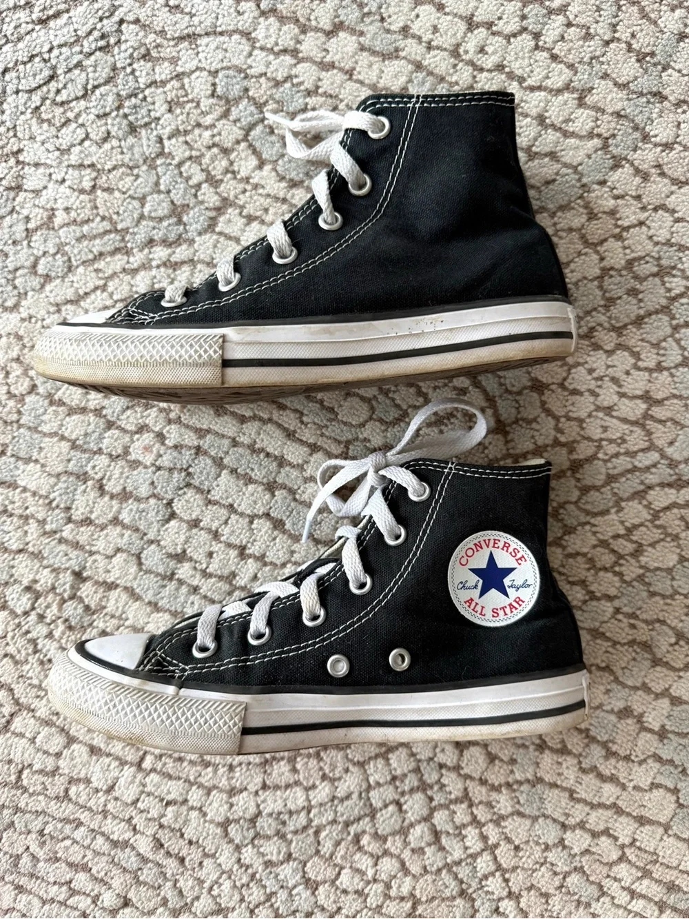Converse Chuck Taylor All Star High Tops Kids Size 1 Black